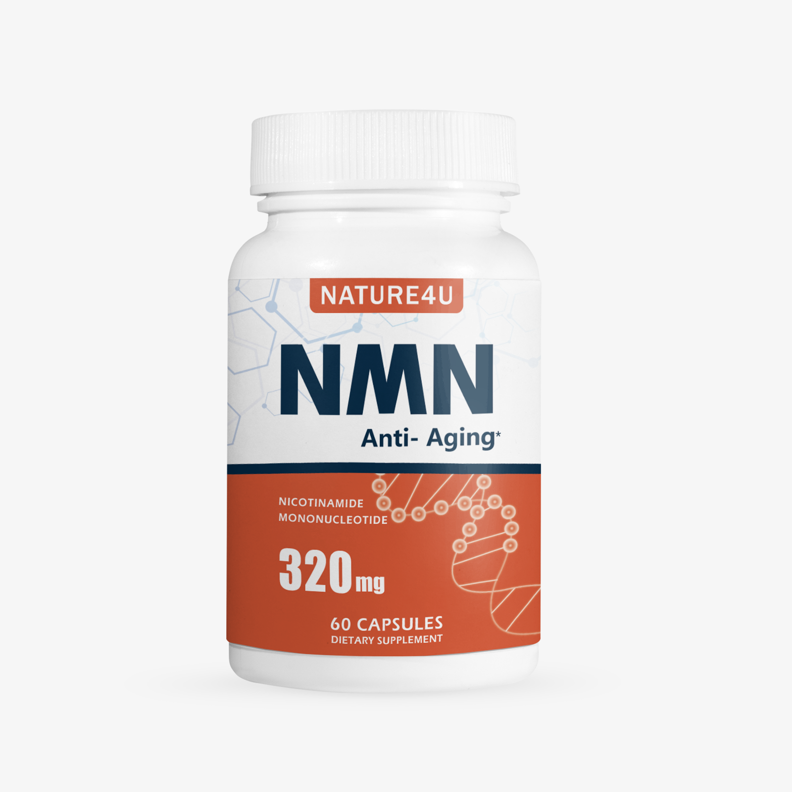 NMN Stabilized Form 320mg NAD+ Supplement Capsules