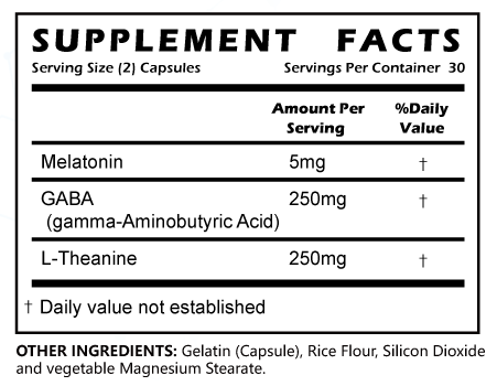 Sleep Support  Anxiety & Insomnia Relief 60 Capsules