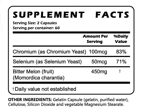 Bitter Melon Blood Sugar Support 450mg 120 Capsules