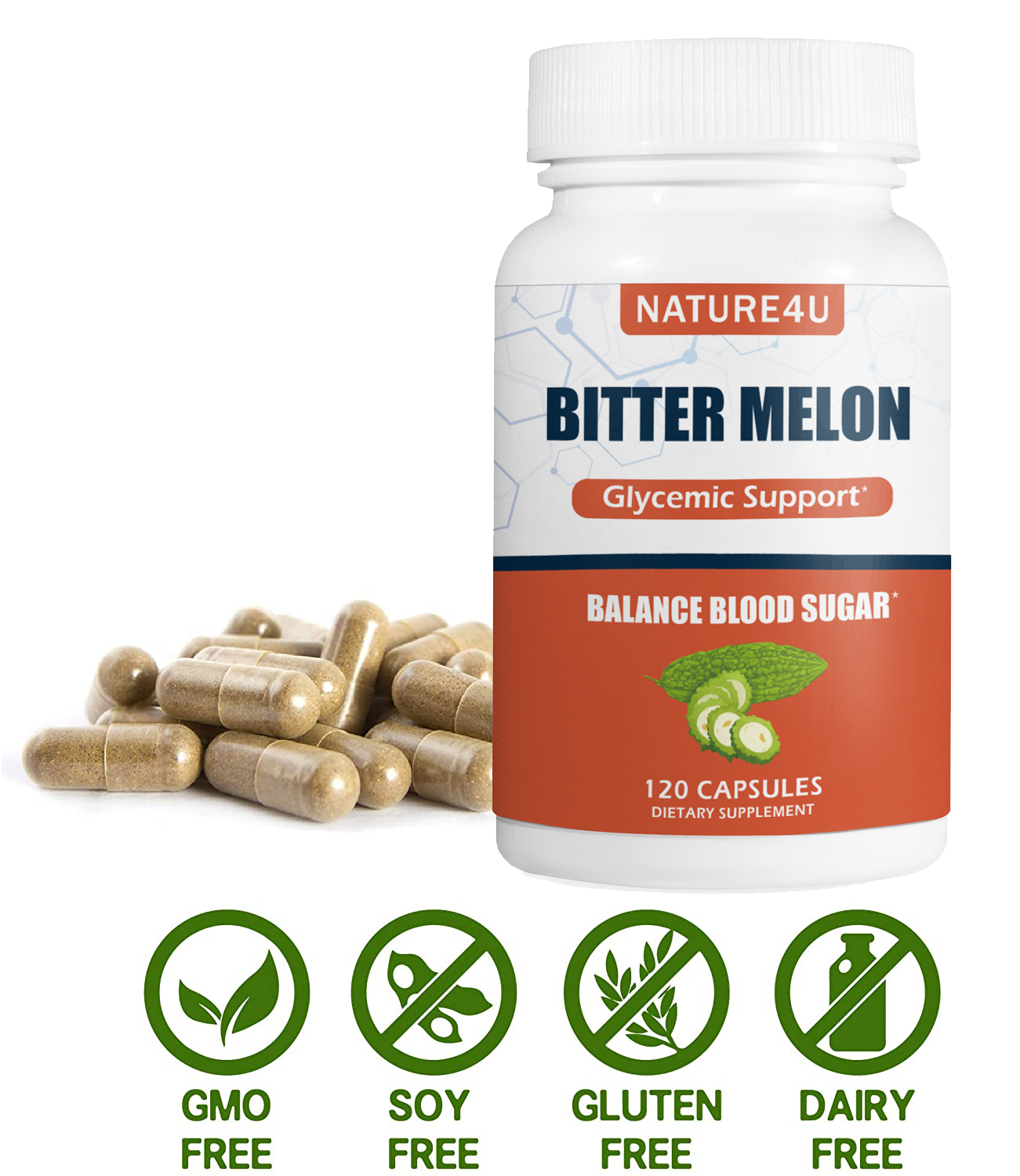Bitter Melon Blood Sugar Support 450mg 120 Capsules